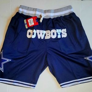 Dallas Cowboys Just Don Basketball Shorts NEW